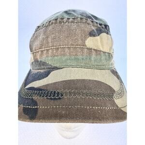 Aeropostale Camouflage Hat Men's S/M Fitted Army Camo Cap. Soft Cotton
